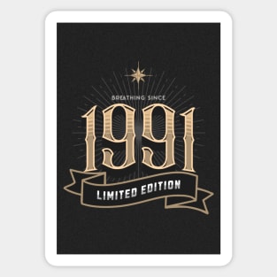 Birth Year 1991 Sticker